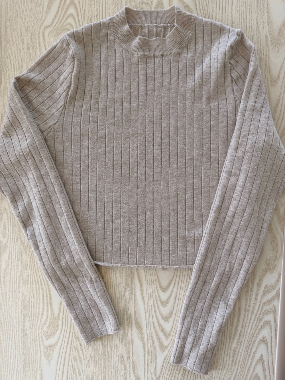 NWOT HALARA Ribbed Mock Neck Top